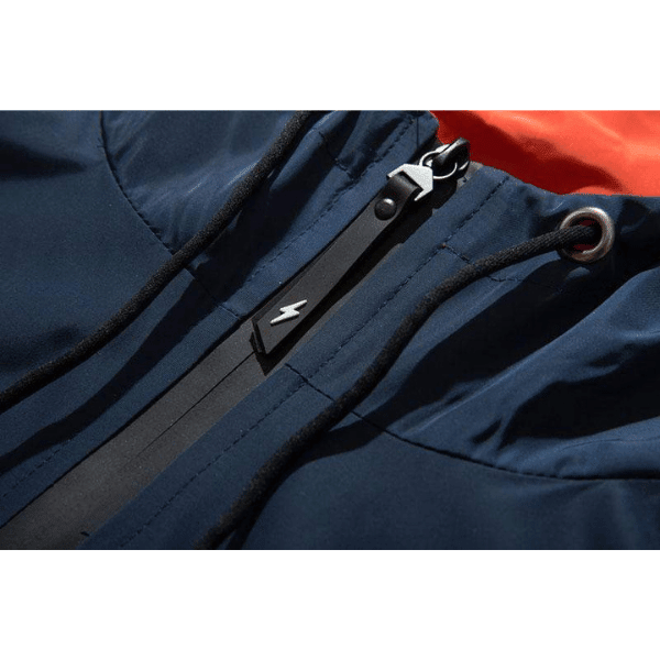 Veste à capuche coupe - vent - Veste coupe - vent - Bleu foncé - M - coupes vents homme - Hauts homme