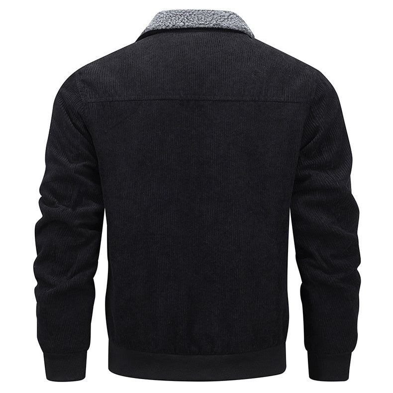 Men's Thick Cotton Warm Coat - Winter Jacket