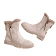 Bottes pour femmes très chaudes et belles, résistantes au froid beige
