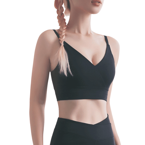 brassiere Soutien - gorge de sport respirant pour femmes - brassière femme - Noir - L - Bas de maillot de bain femme - Brassière femme