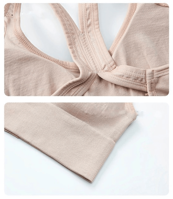 Women's sports bra, hollow out and breathable top