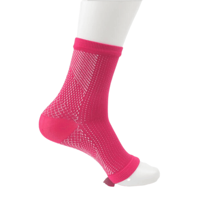 Chevillères pour douleur de cheville - chaussettes de compression - L - XL - Noir 1 paire - gym - Protection articulaire