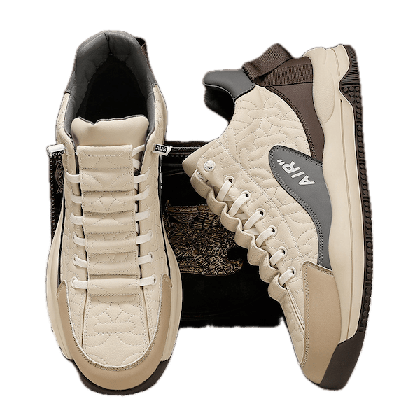 Chaussures rehaussantes pour hommes. Sport, Quotidien et office - Chaussure Homme - Beige - 39 - chaussure - Chaussures