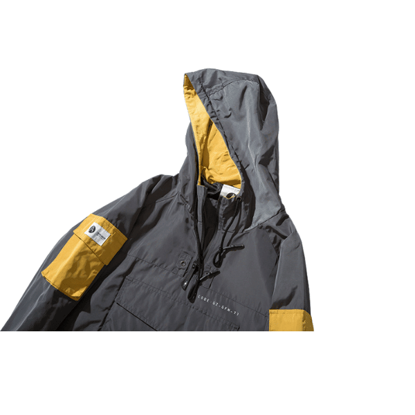 Veste à capuche coupe - vent - Veste coupe - vent - Bleu foncé - M - coupes vents homme - Hauts homme