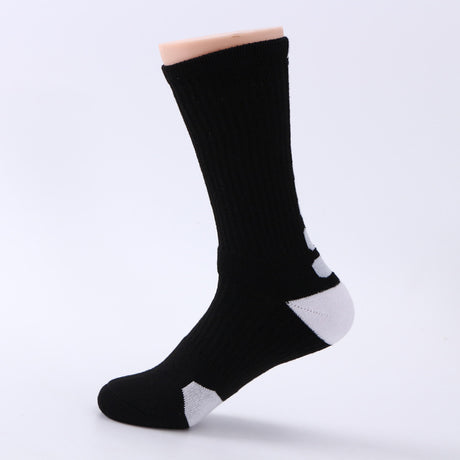 Chaussettes de sport classiques hautes, épaisses et antidérapantes.