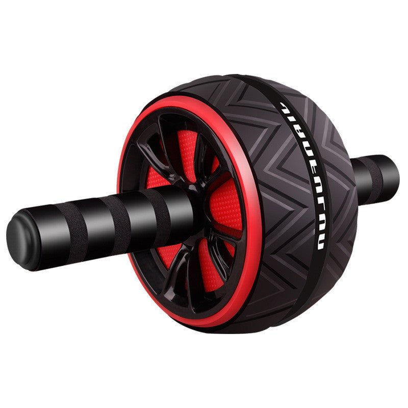 Roue abdominale - muscler les abdos - accessoire de musuclation - Noir Rouge - Accessoires Homme - Fitness
