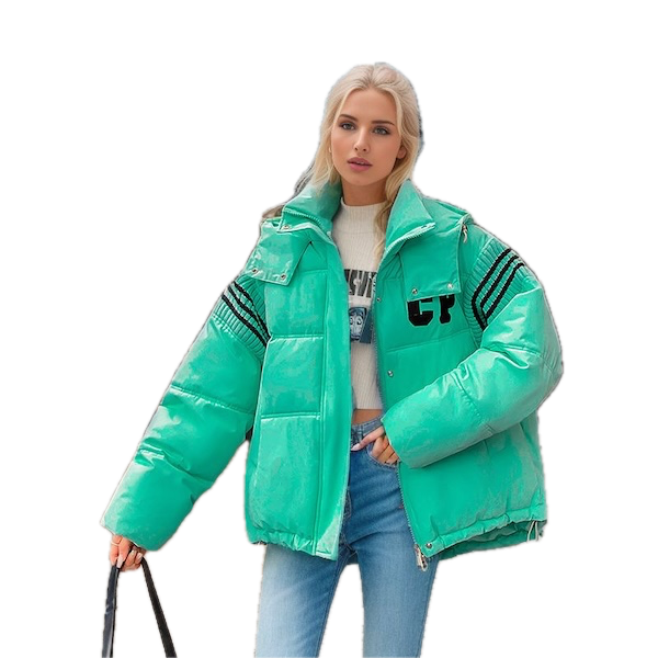 Doudoune femme chaud et épaisse large - Dodoune femme - Olive - L - Doudoune - Doudoune femme