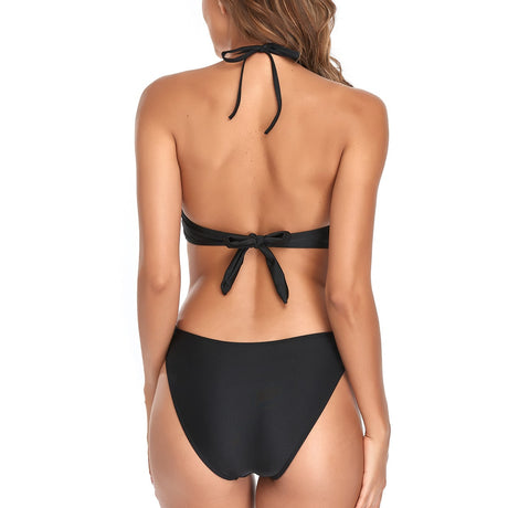 Women's Tassel Triangle One Piece Swimsuit