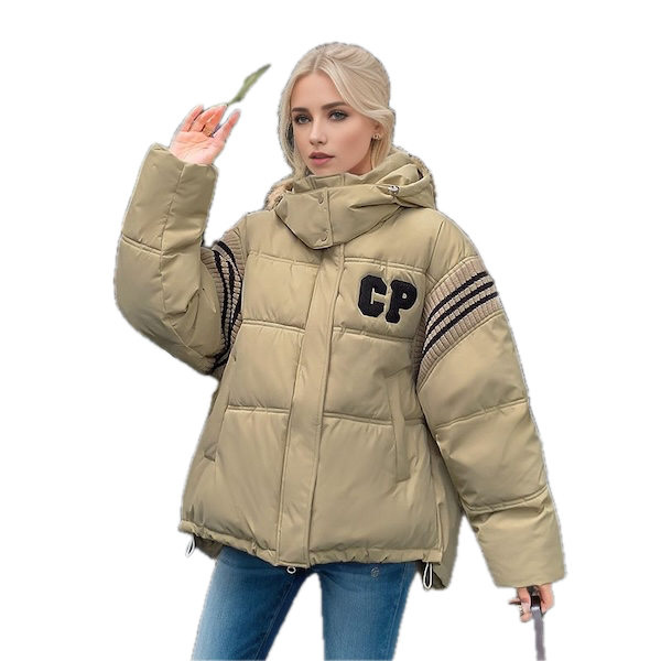 Warm and thick women's down jacket