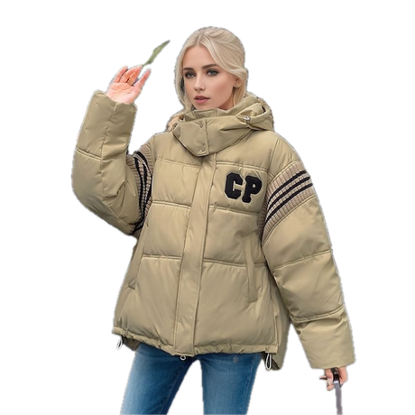 Warm and thick women's down jacket