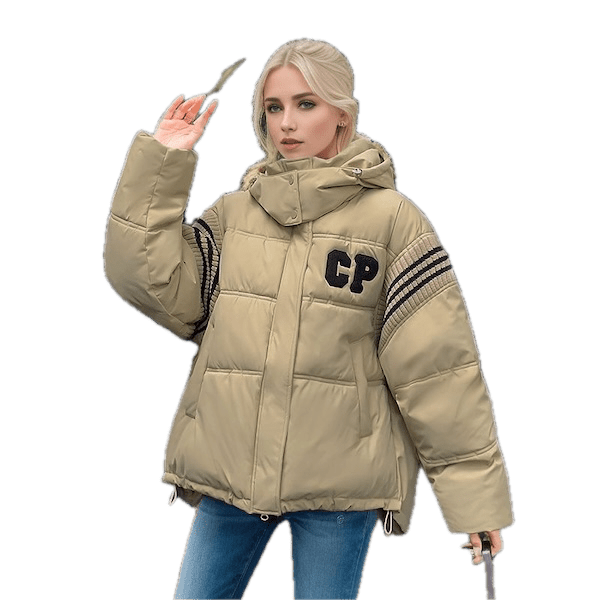 Doudoune femme chaud et épaisse large - Dodoune femme - Khaki - L - Doudoune - Doudoune femme