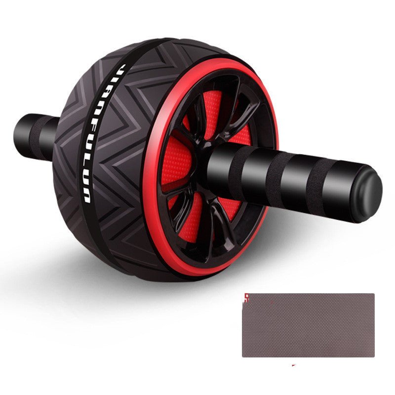 Roue abdominale - muscler les abdos - accessoire de musuclation - Noir Rouge - Accessoires Homme - Fitness