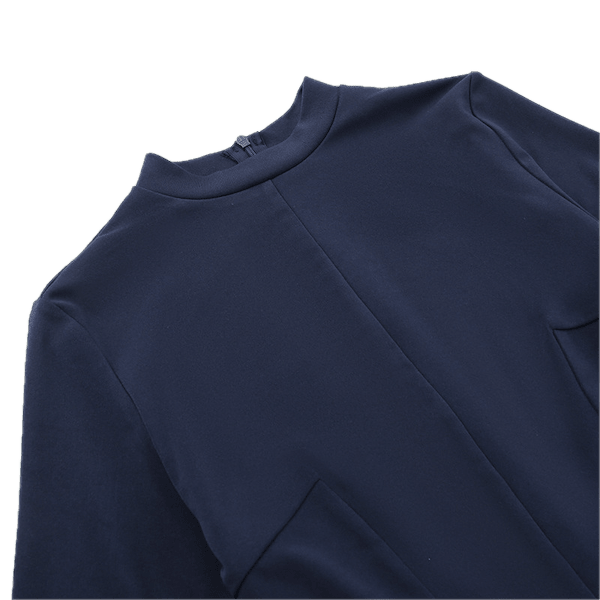 Robe dupe, élégante et slim à manches longues - Robe femme - Bleu - L - femme - Hauts femme