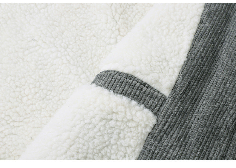 Men's Thick Cotton Warm Coat - Winter Jacket
