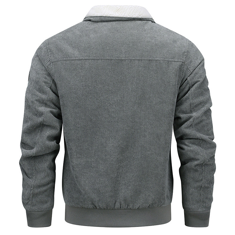 Men's Thick Cotton Warm Coat - Winter Jacket