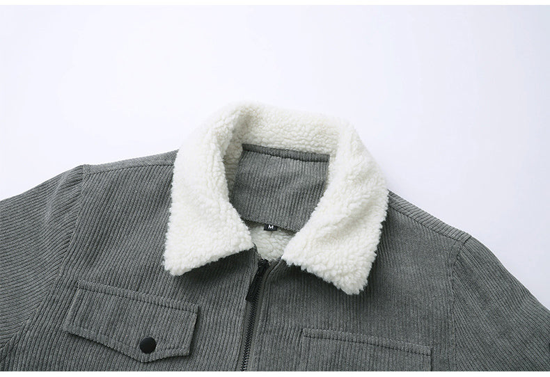Men's Thick Cotton Warm Coat - Winter Jacket