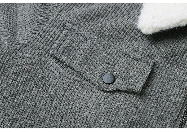 Men's Thick Cotton Warm Coat - Winter Jacket