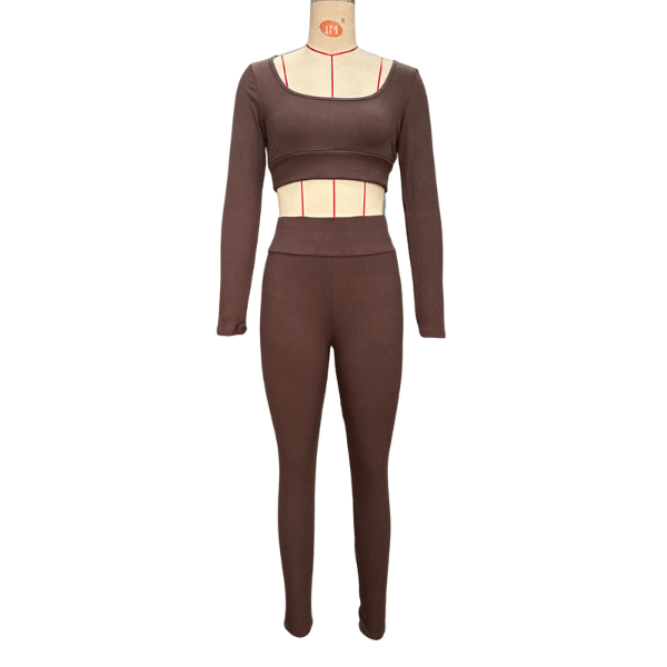 Fashionable sports top for women, yoga clothes | two piece set
