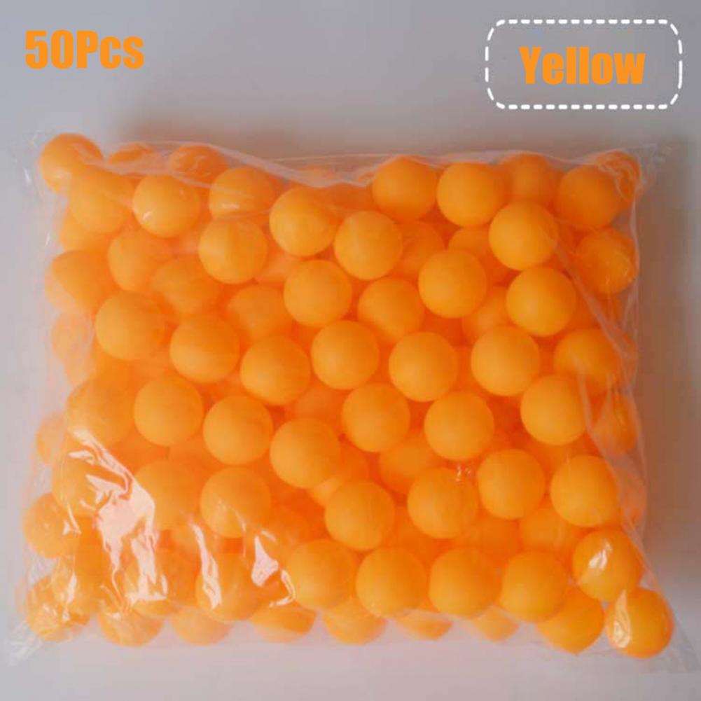 Balle de Tennis de Table 50 Pièces - balles de ping pong - Jaune - Accessoires de Ping pong - balles de ping pong