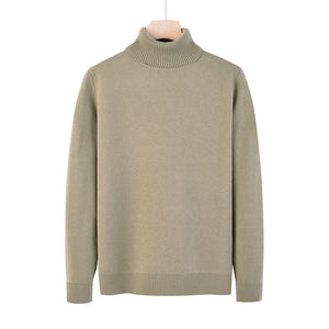 Pull pour hommes en coton confortable vert