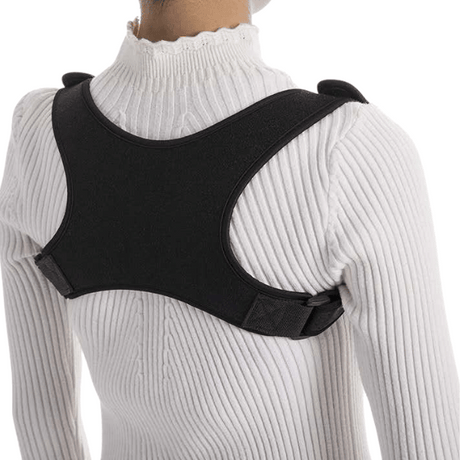 Ceinture de Correction posture de dos Invisible Et Respirant couleur noir pour femme