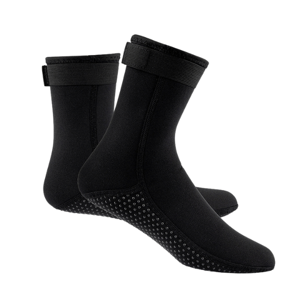 Chaussettes de natation plongée haute qualité pour femme et homme couleur noir