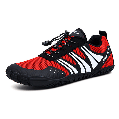 Chaussures de Sport pour Homme et Junior à séchage rapide couleur rouge
