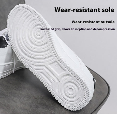 Chaussures blanches solides pour hommes respirantes
