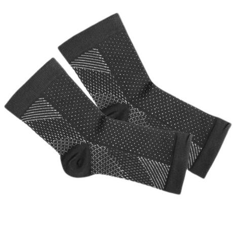 Chevillères, chaussettes douleur de cheville  pour homme et femme couleur noir