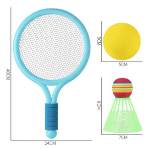 Dimensions de Raquettes de badminton pour enfants avec volant et balle