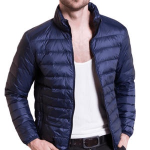 Doudoune légère Homme pour l'automne et l'hiver couleur Bleu Marine