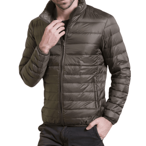 Doudoune légère Homme pour l'automne et l'hiver couleur Vert armée