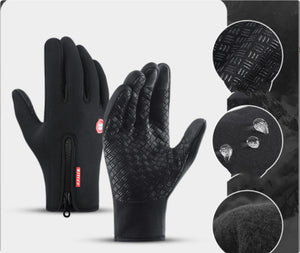 Gants d'hiver imperméables, avec doublure polaire