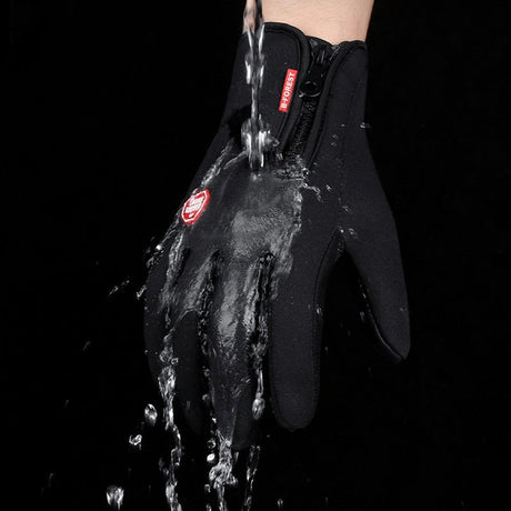Gants d'hiver imperméables, avec doublure polaire - gants - Bleu - S - Accessoires de Ping pong - Accessoires de sport