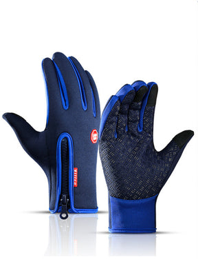 Gants d'hiver chauds imperméables doublés en polaire pour écran tactile – Épaissement isolés, doux et confortables, parfaits pour temps froid
