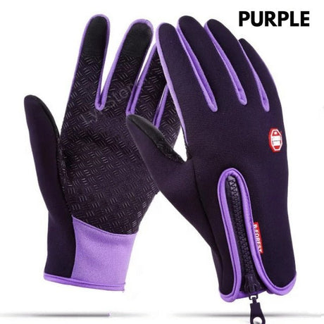 Gants d'hiver imperméables, avec doublure polaire - gants - Bleu - S - Accessoires de Ping pong - Accessoires de sport