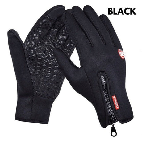 Gants d'hiver imperméables, avec doublure polaire - gants - Bleu - S - Accessoires de Ping pong - Accessoires de sport