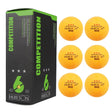 Balles de ping pong 3 Etoiles - pour entrainement et compétition 6 pièces - Jaune - 6 PCS - balles de ping pong - Balles de ping pong 3 étoiles