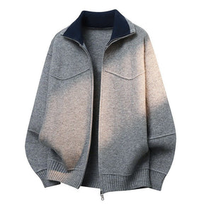Cardigan Jacket Homme Confortable et Chaud pour Automne - Hiver - veste homme - Gris - 3XL - haute pour homme - hommes