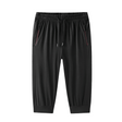 Jogging, pantacourt ample 3/4 décontracté homme couleur noir