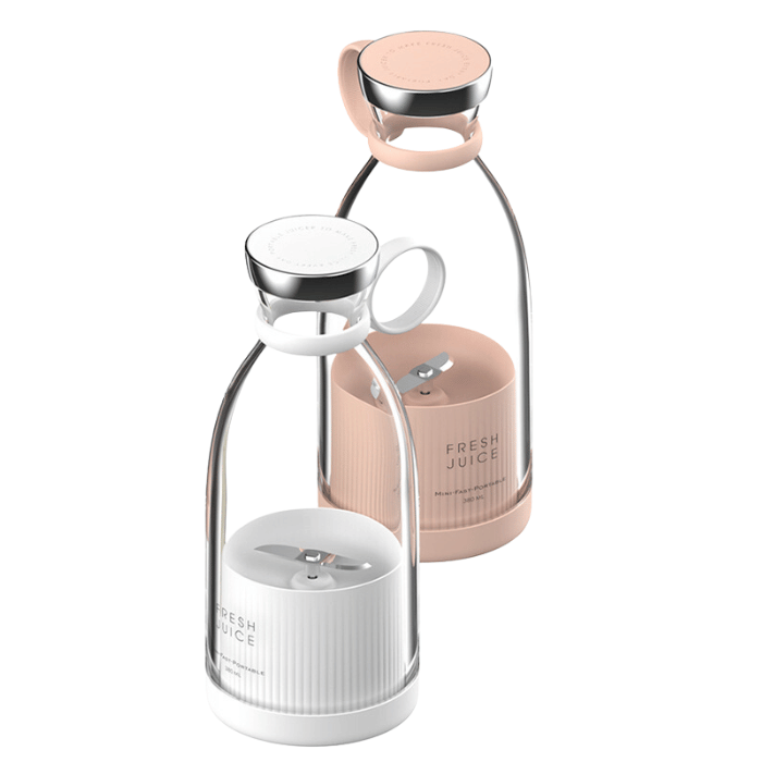 Mixeur-Blender Portable Électrique capacité 350ml variantes blanc et rose