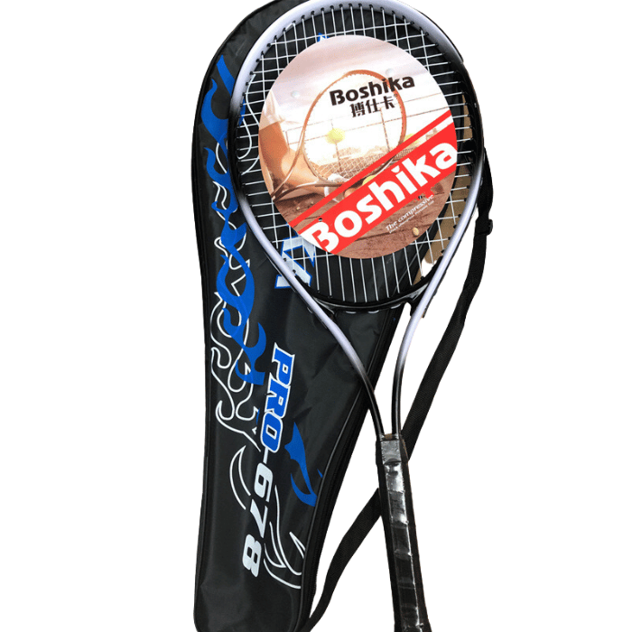  Raquette de tennis junior avec sac couleur noir