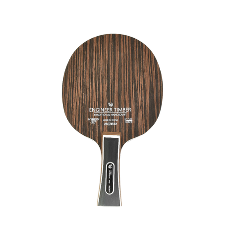 Raquette de tennis de table matériau fibre carbone marron clair