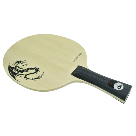 Raquette de tennis de table beige avec dragon