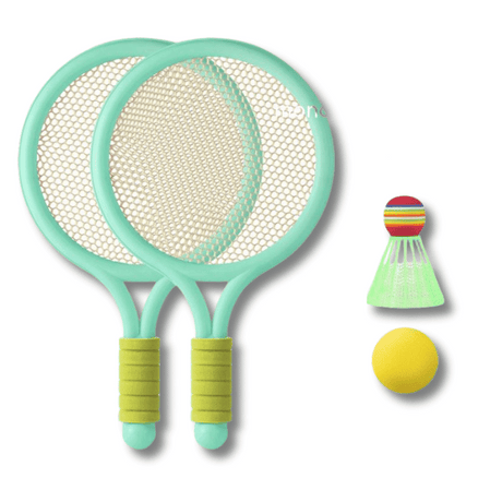 Set Raquettes de badminton pour enfants vert