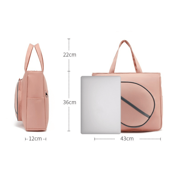 Sac à main portable pour raquette de Badminton Femme couleur rose