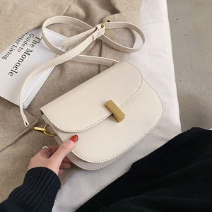 Sac mode polyvalent à bandoulière pour femme combine à toutes les tenues et couleur blanc