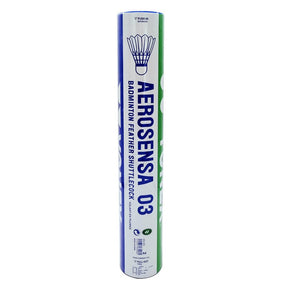 Volant Badminton Plume Ultra Résistante 12 pièces haute gamme - volant badminton - AS 03 - badminton - volant badminton