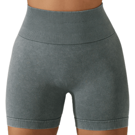 Short de sport taille haute pour femme Parfait pour automne et hiver