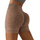 Short de sport taille haute pour femme Parfait pour automne et hiver
